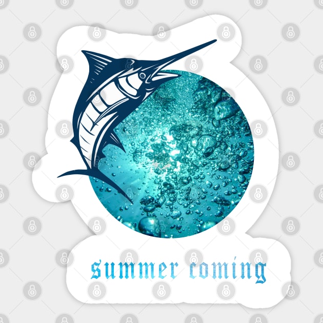 summer coming. Sticker by Halmoswi